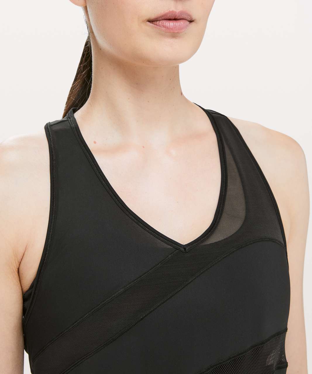 Women's Mesh Back Tank Top - All In Motion™ Black XL