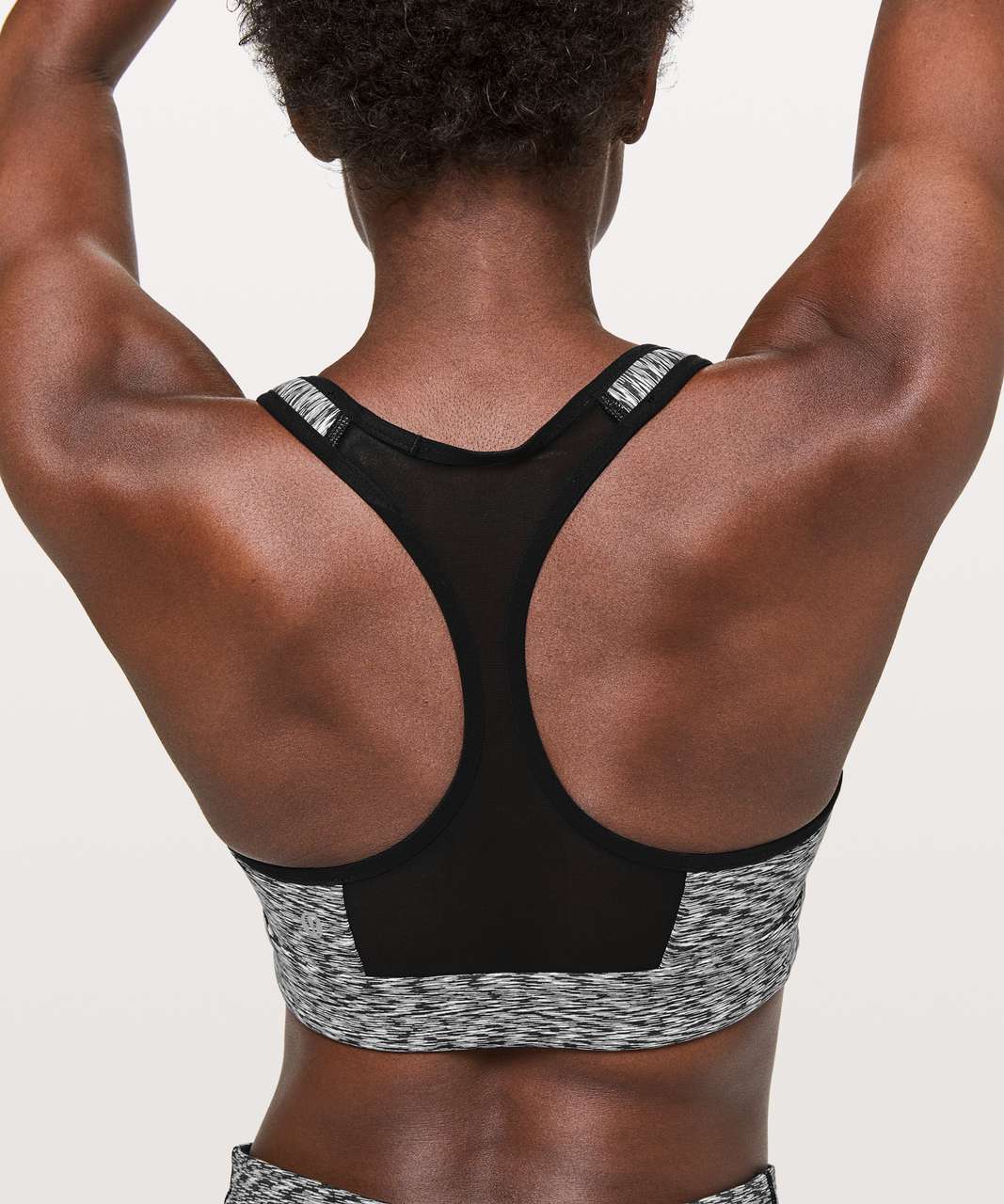 Lululemon Speed Up Bra C/D - Spaced Out Space Dye Black White