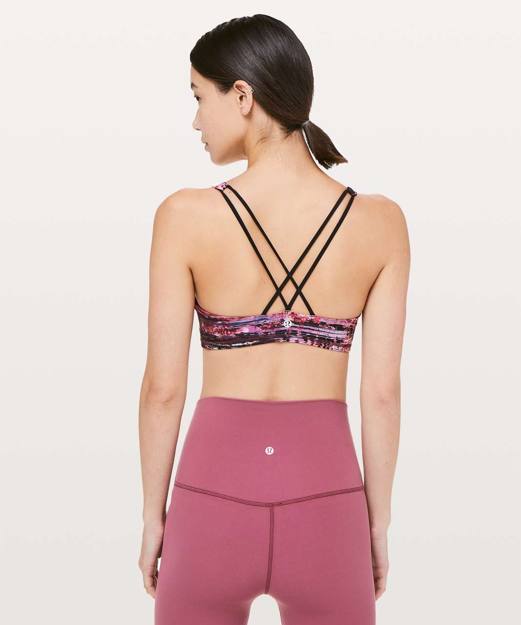 Lululemon Free To Be Bra - Dahliascape Multi / Black