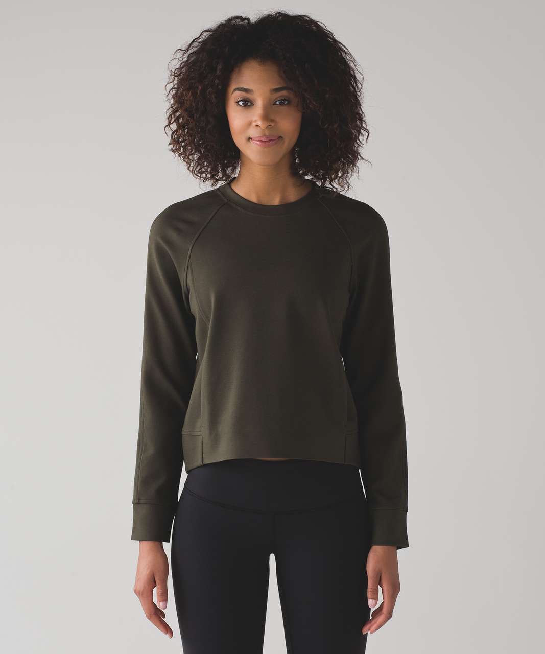 Lululemon On-Track Crew - Dark Olive