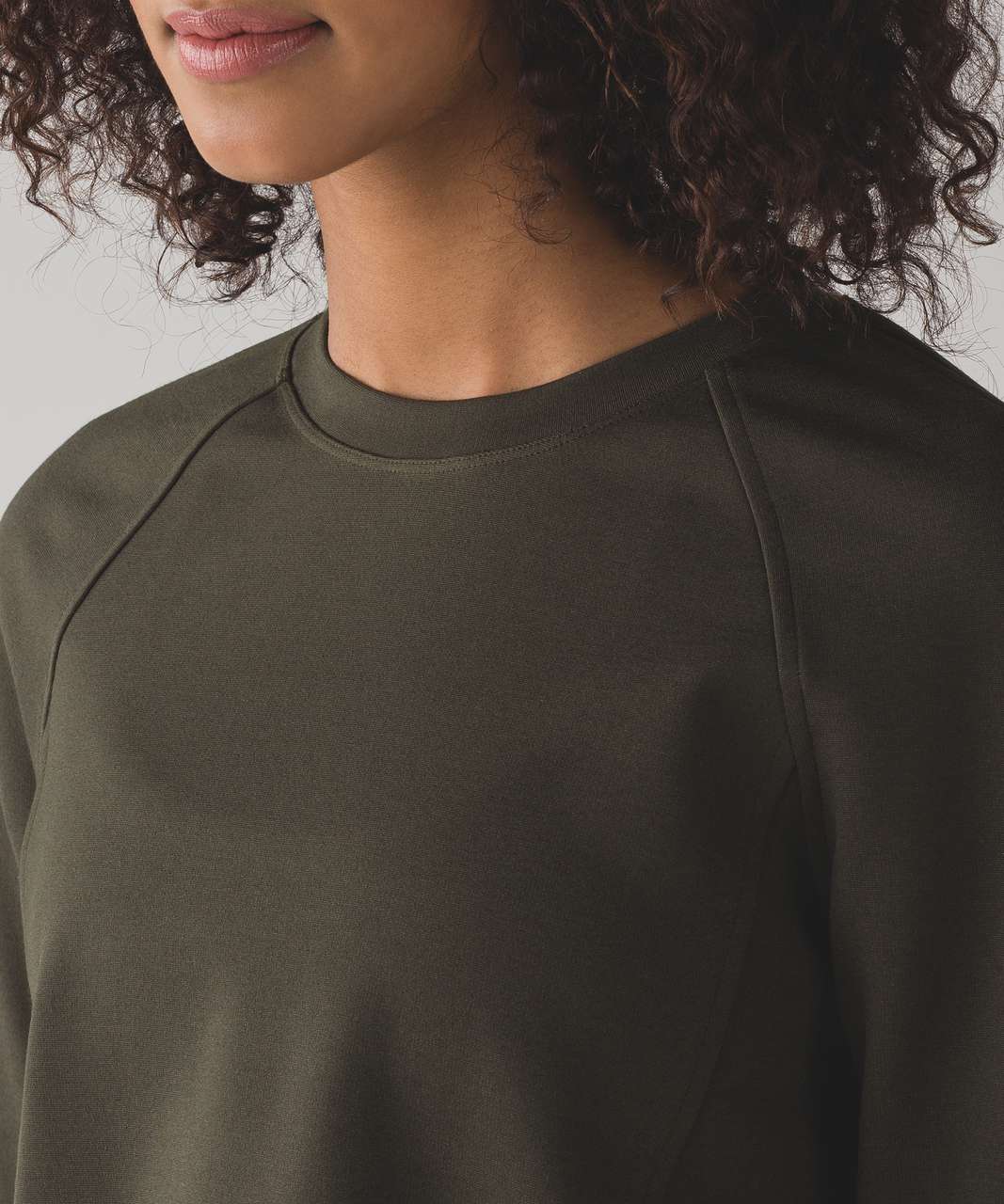 Lululemon On-Track Crew - Dark Olive