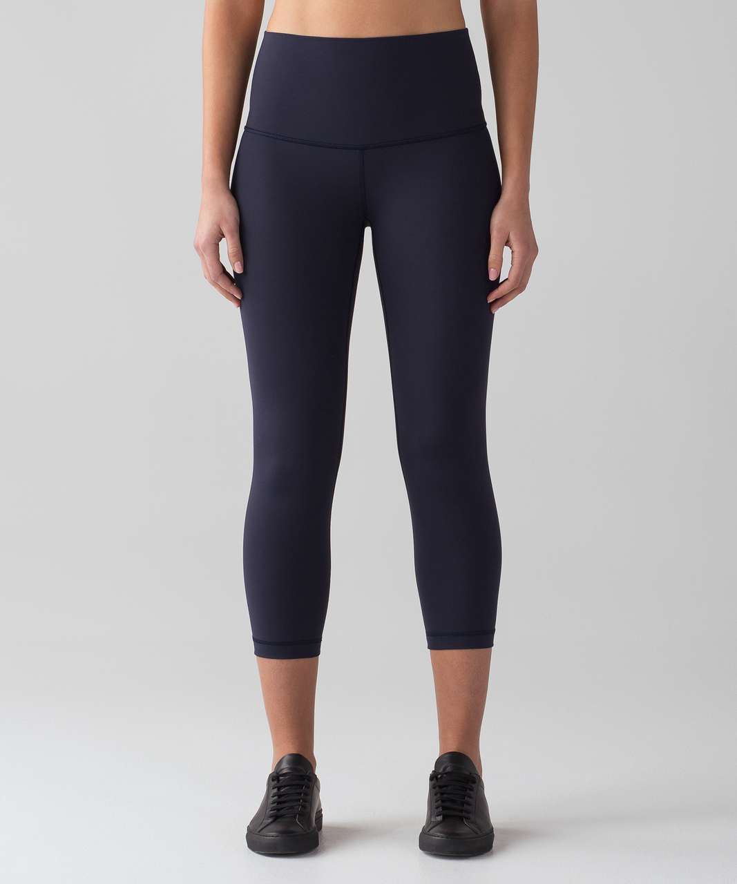 Lululemon Wunder Under Crop (High-Rise) *Full-On Luxtreme 21 - Midnight  Navy - lulu fanatics