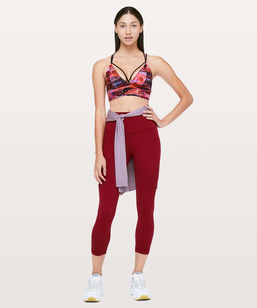 Lululemon Pushing Limits Bra *Light Support, A/B Cup - Carbon Dust