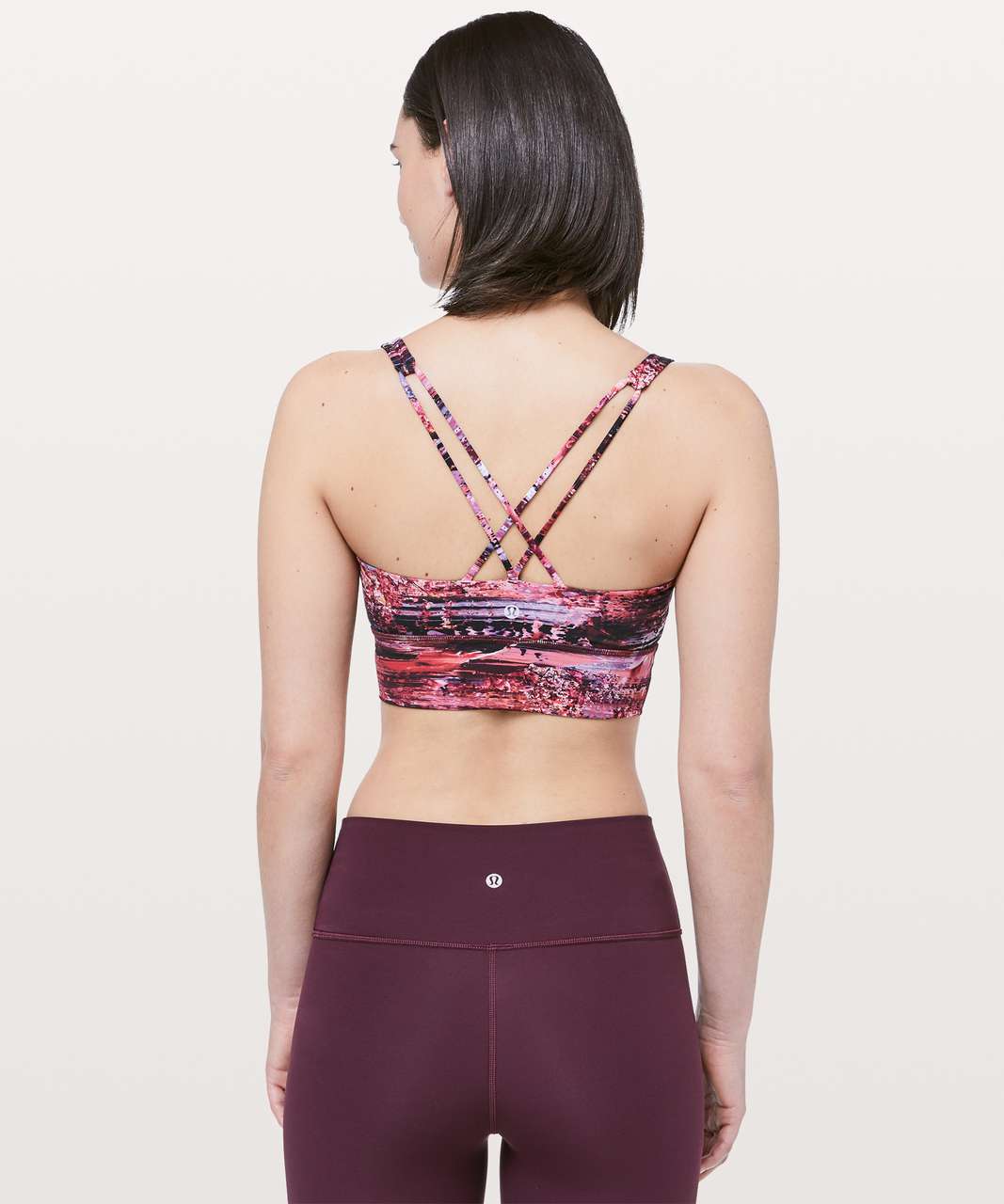 Lululemon Free To Be Bra *Long Line - Dahliascape Multi