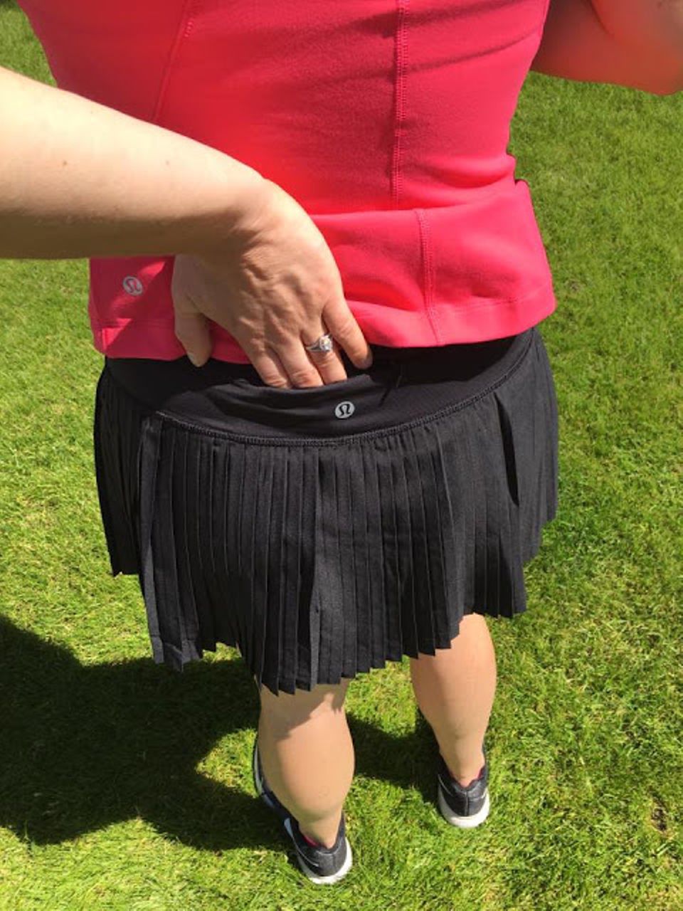 Lululemon Pleat To Street Skirt II - Black - lulu fanatics