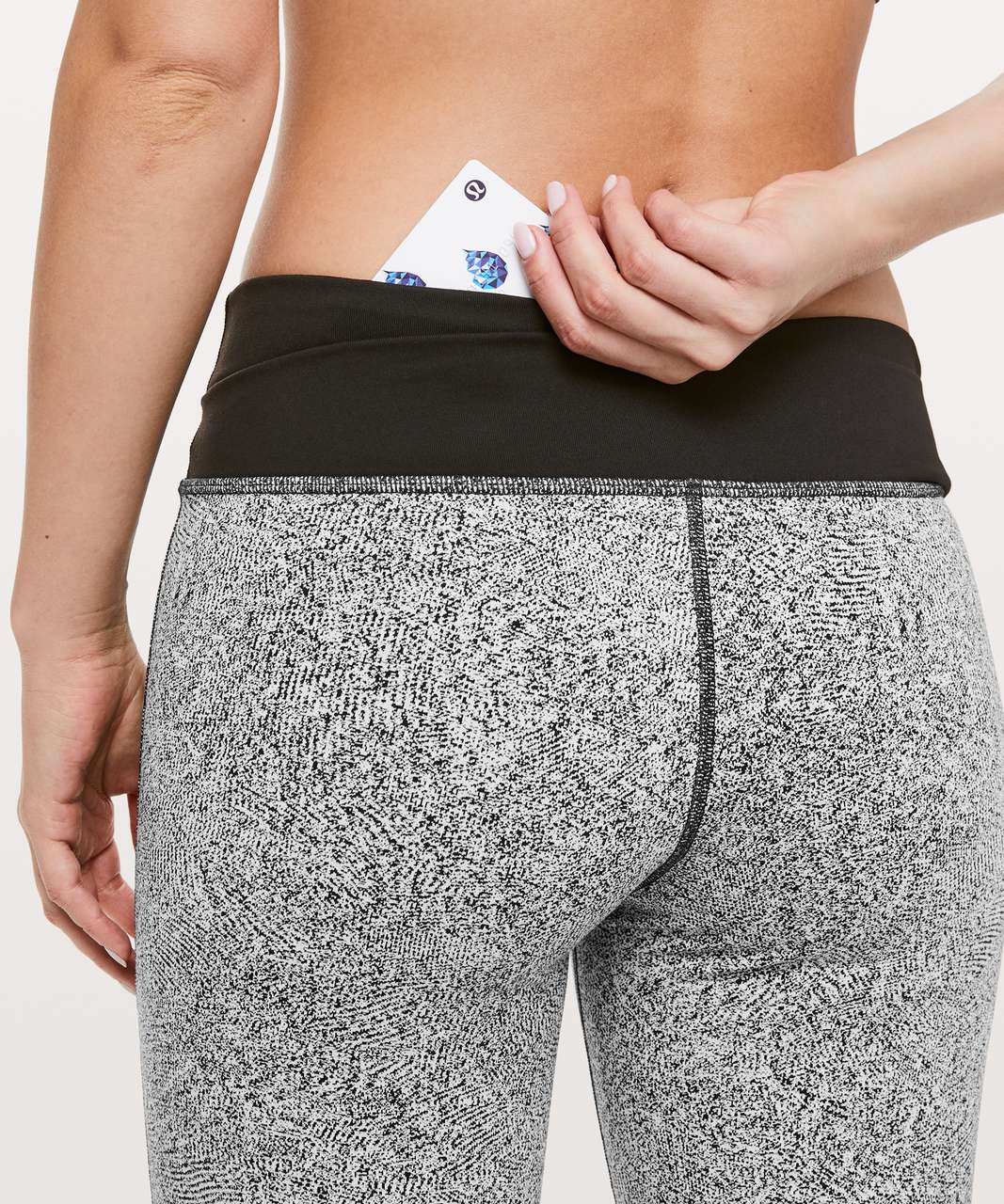 Lululemon Astro Pant *32 - Inverted Feathered Jacquard White Black / Black  - lulu fanatics