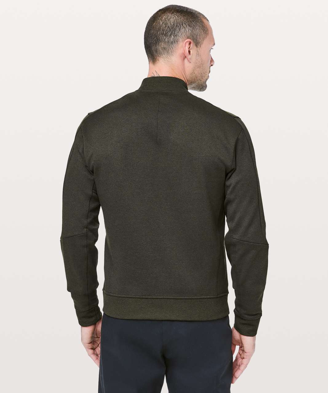 Lululemon City Sweat Bomber *Thermo - Heathered Dark Olive