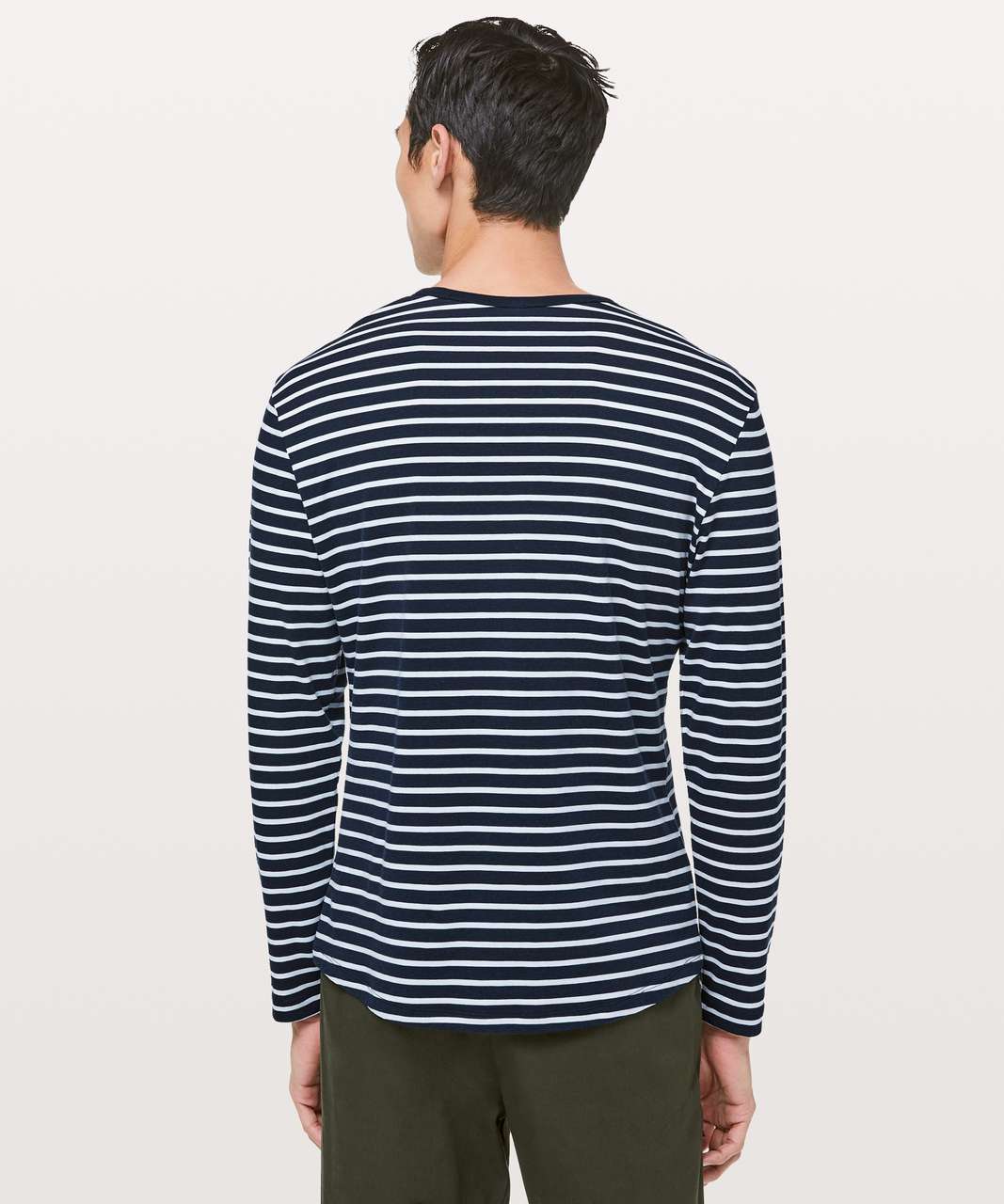 Lululemon 5 Year Basic Long Sleeve - Yachtie Stripe True Navy White