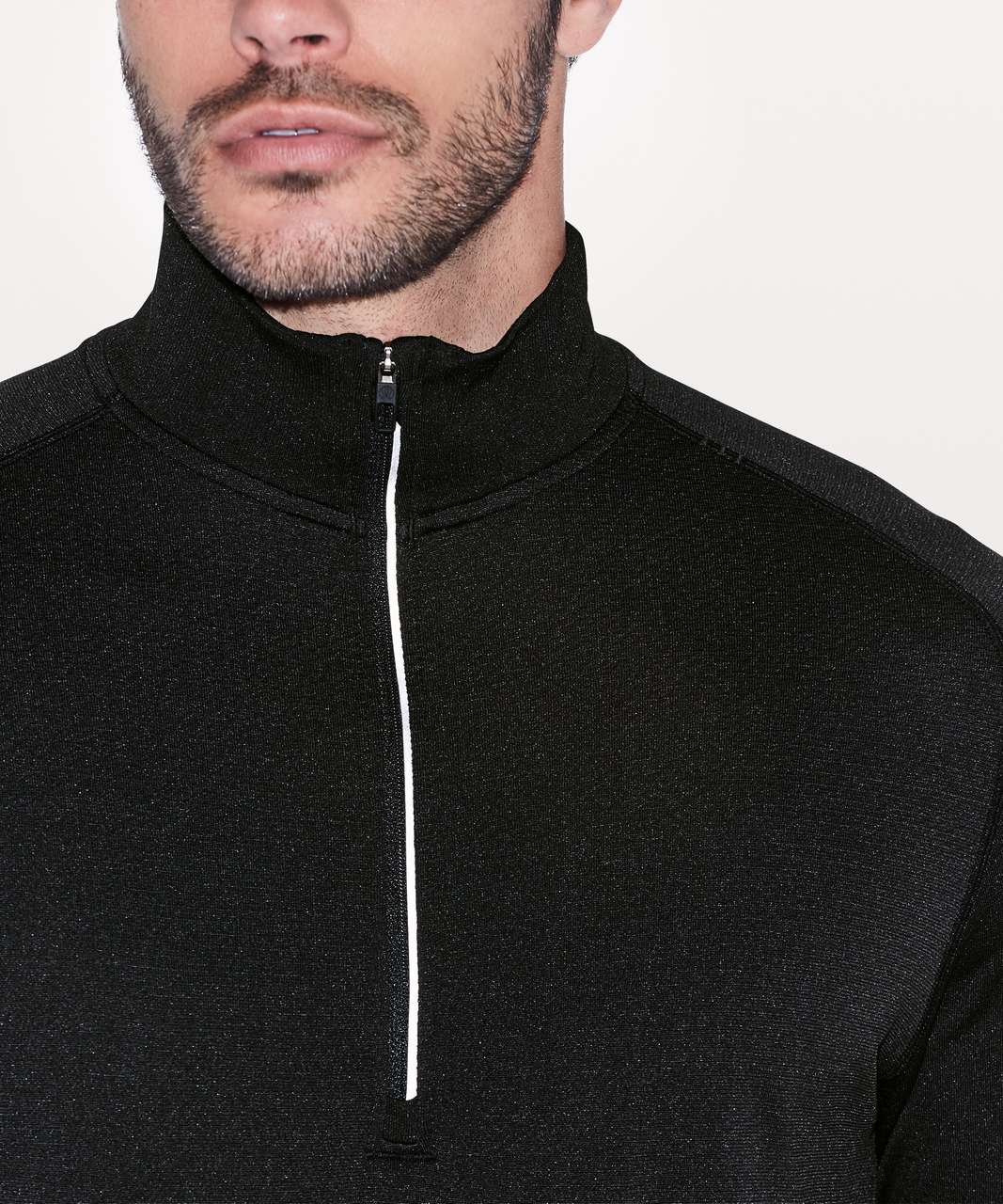 Lululemon Metal Vent Tech 1/2 Zip - Black / Black