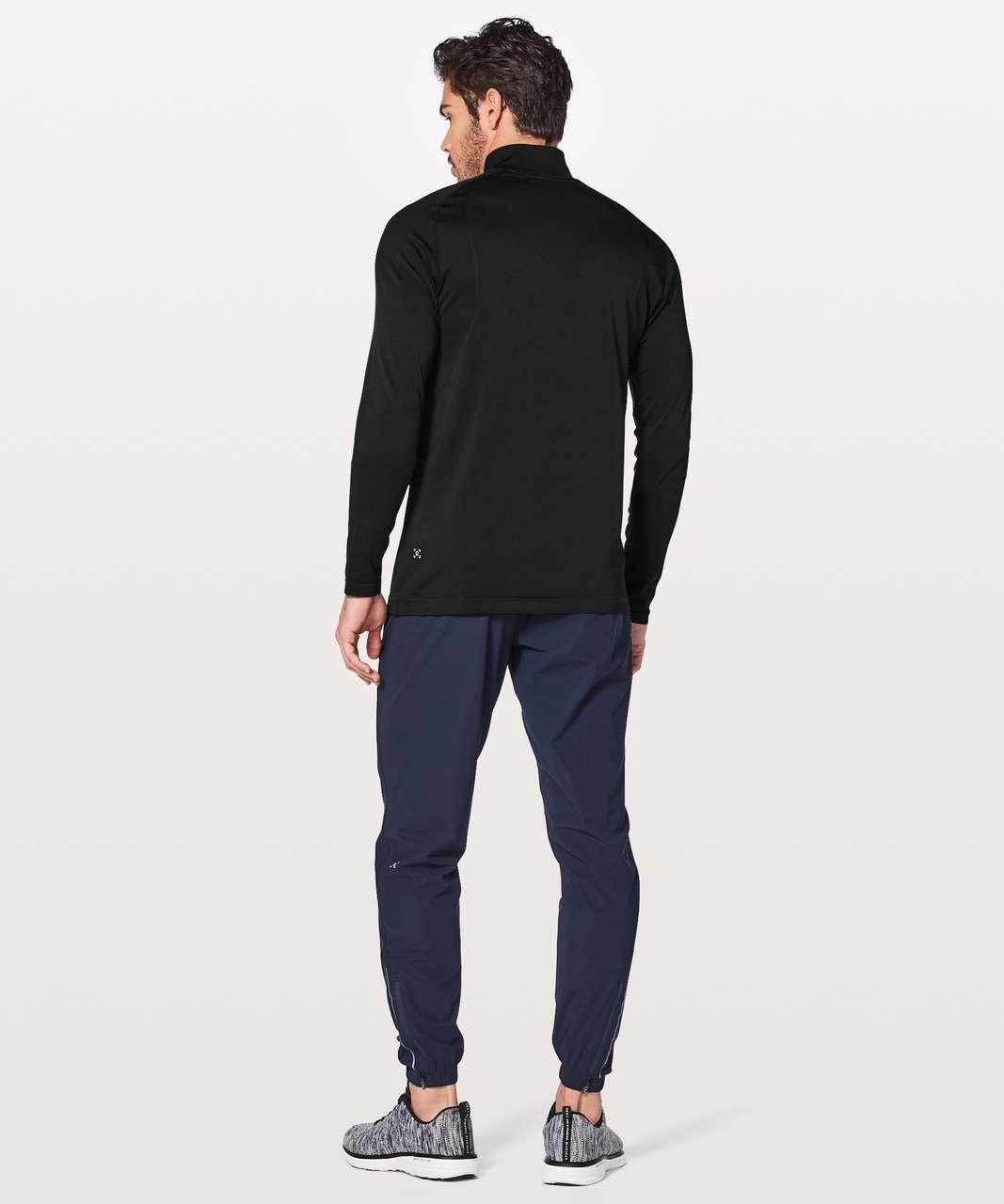 Lululemon Metal Vent Tech 1/2 Zip - Black / Black