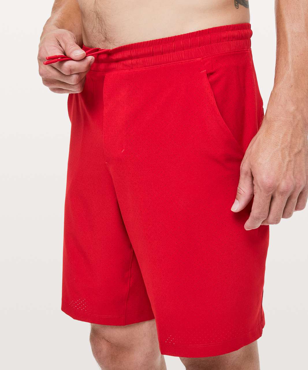 Lululemon Pace Breaker Short *Lined Perforated 9" - Dark Red