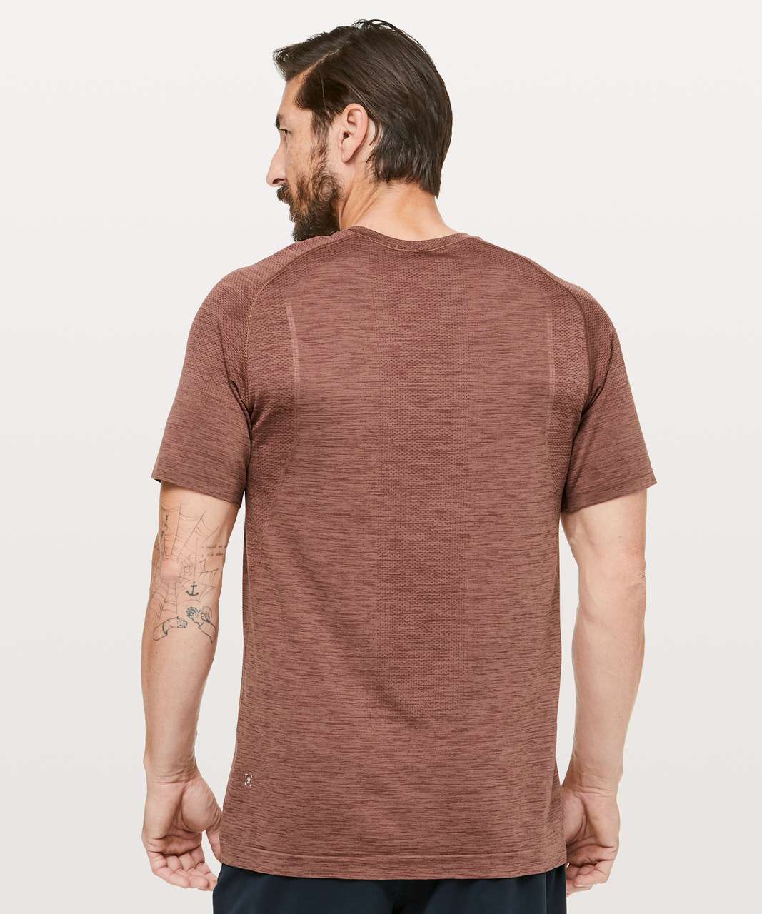 Lululemon Metal Vent Tech Short Sleeve - Smoky Red / Red Dust