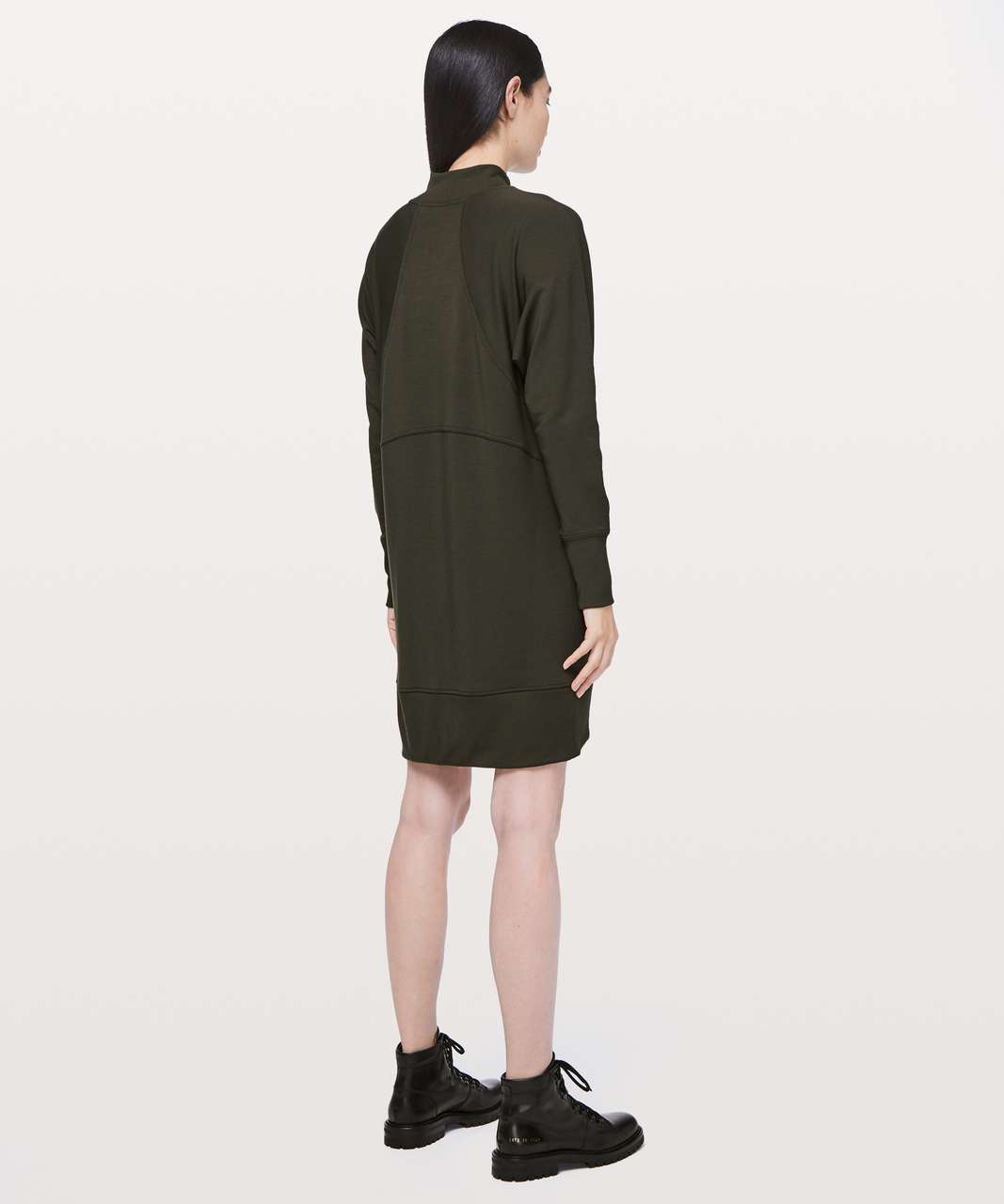 Lululemon Cozy Instincts Dress - Dark Olive