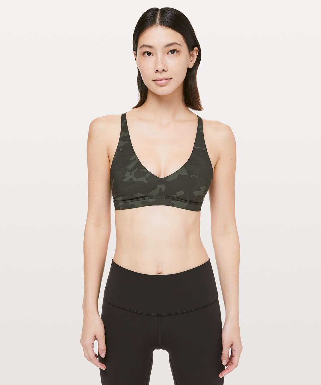 Lululemon Invigorate Bra *Medium Support, B/C Cup - Incognito Camo Multi  Grey - lulu fanatics