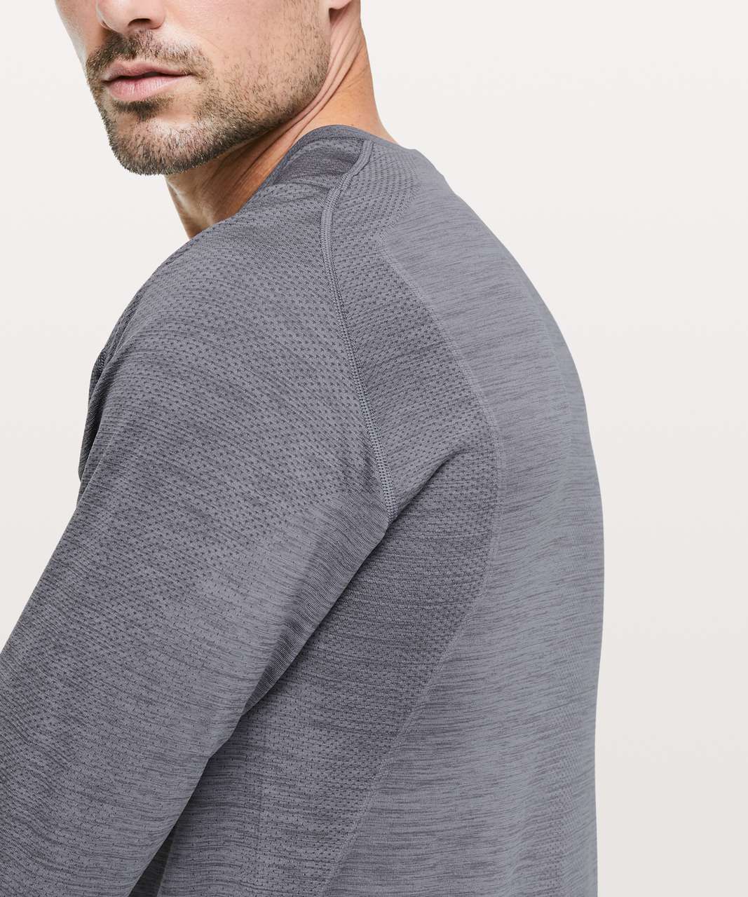 Lululemon Bodhi Short Sleeve Hoodie - Heathered Medium Grey / Slate - lulu  fanatics