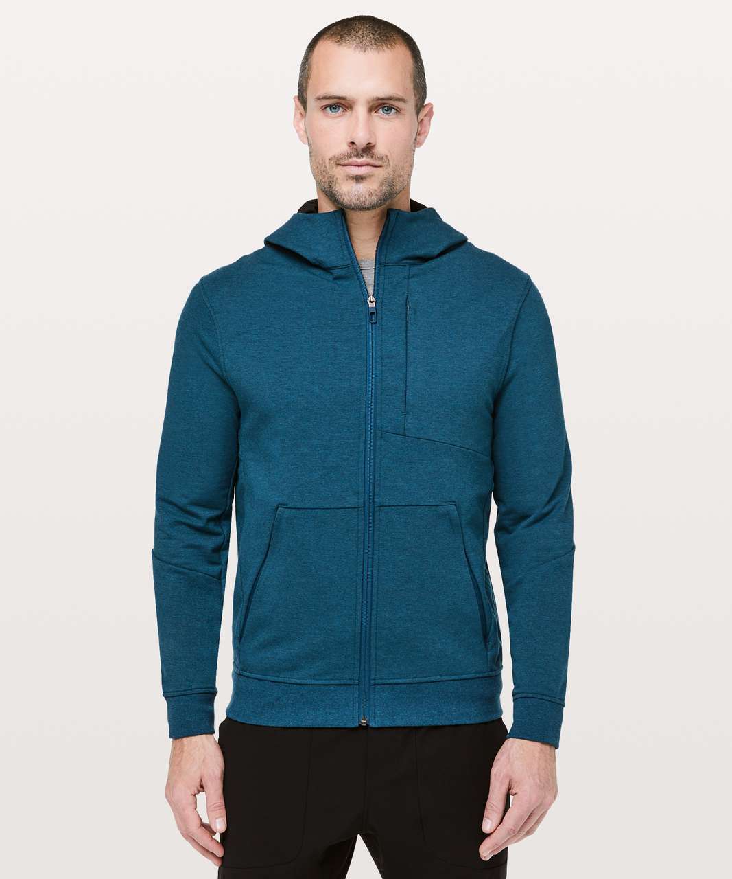 Lululemon City Sweat Zip Hoodie - Heathered Poseidon