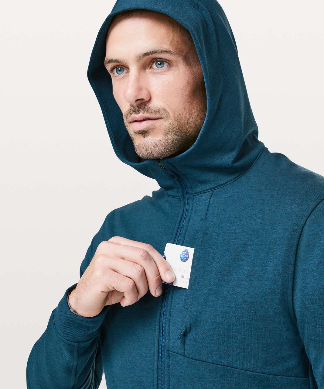 Lululemon City Sweat Zip Hoodie - Heathered Poseidon