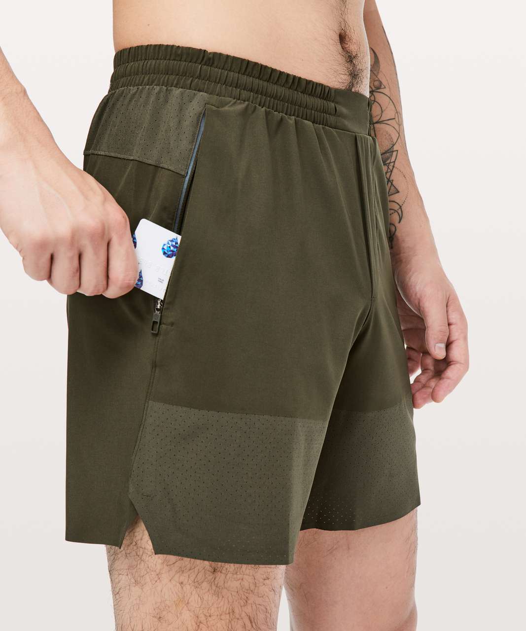 Lululemon Switch Up Short *7" - Olive / Armory