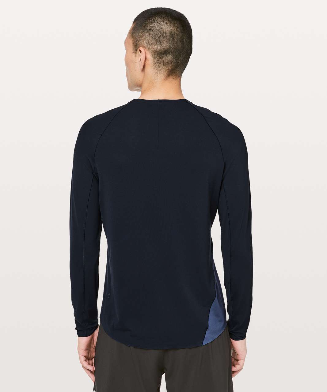 Lululemon Focal Point Long Sleeve - Gatsby Blue / True Navy