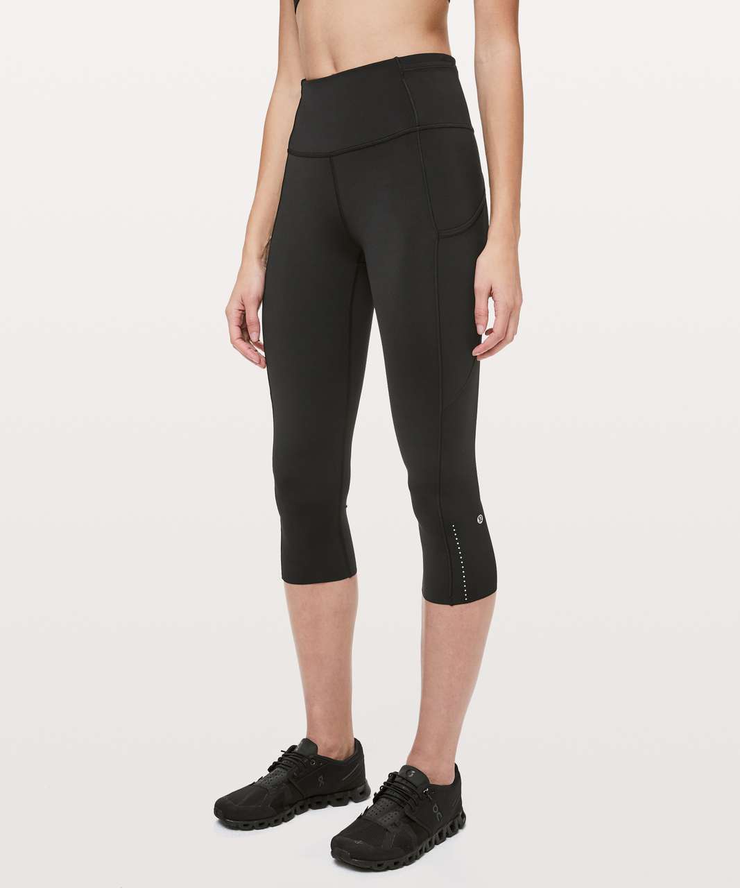 Lululemon Fast & Free Crop II *Nulux 19" - Black