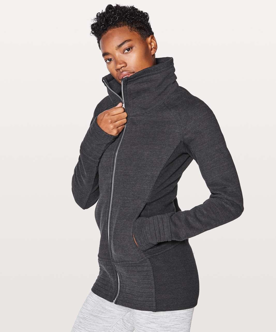 Lululemon Radiant Jacket II - Heathered Core Black