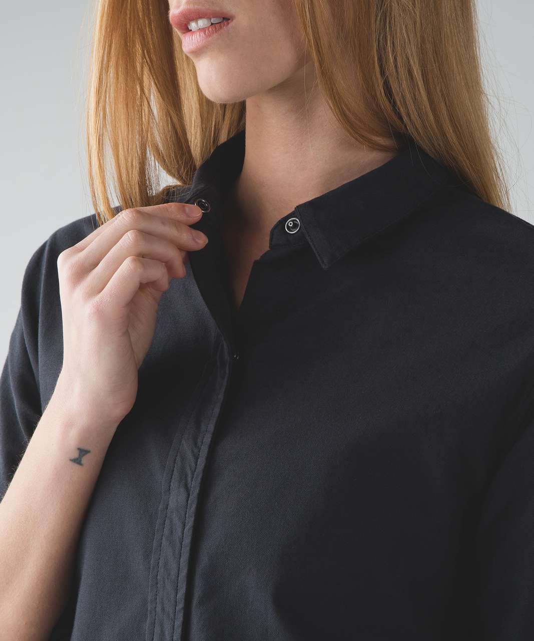 Lululemon Getaway Shirt - Black / Black