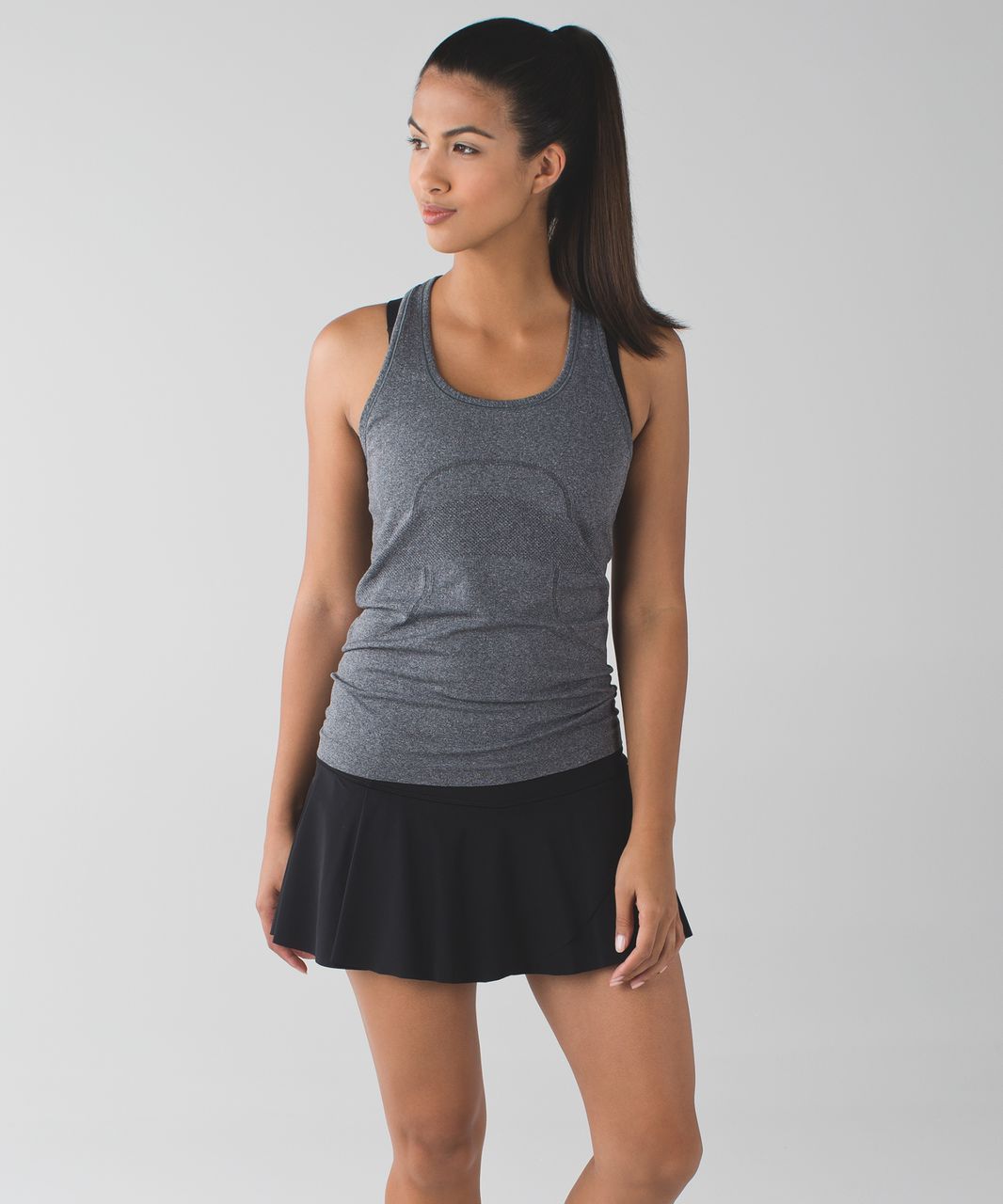 Lululemon Hit Your Stride Skirt - Black - lulu fanatics