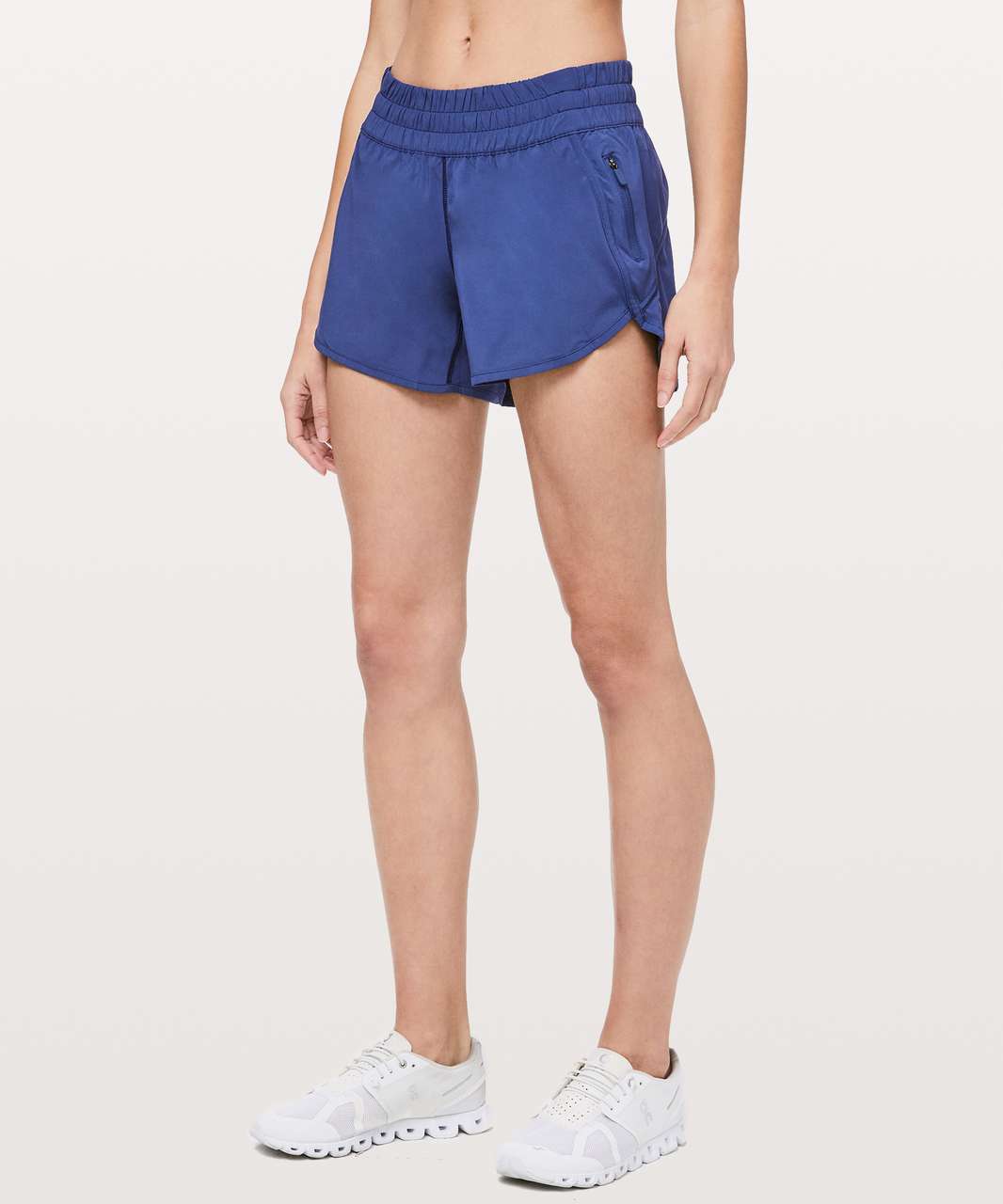 Lululemon Tracker Short V *4" - Gatsby Blue