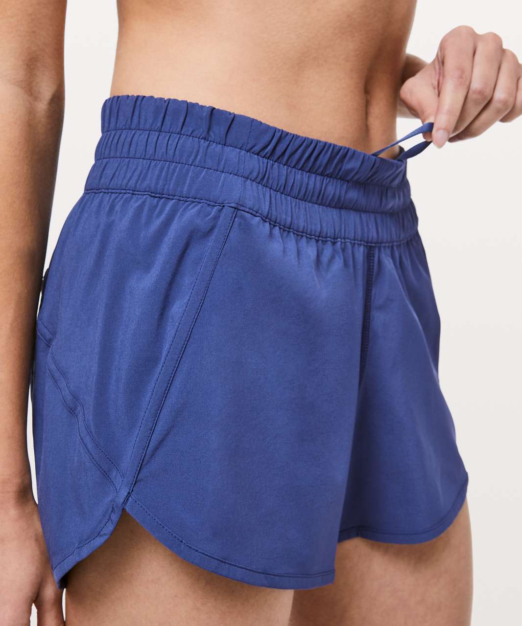 Lululemon Tracker Short V *4" - Gatsby Blue