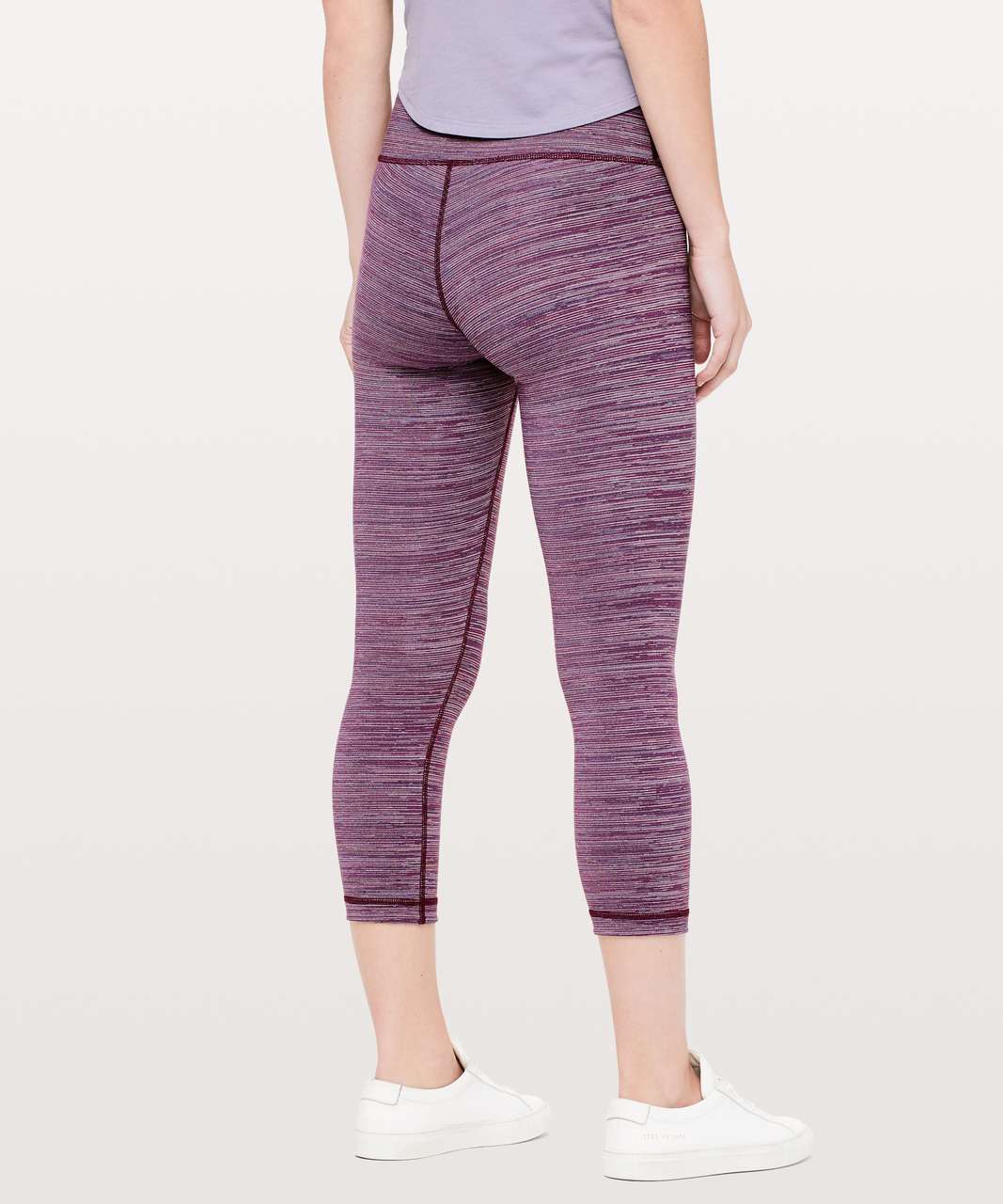 Lululemon Wunder Under Crop *Reversible - Black / Deep Coal - lulu fanatics