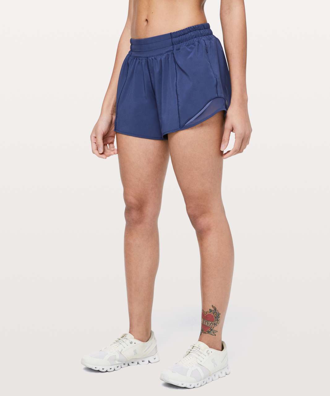 Lululemon Hotty Hot Short II *Long 4" - Gatsby Blue