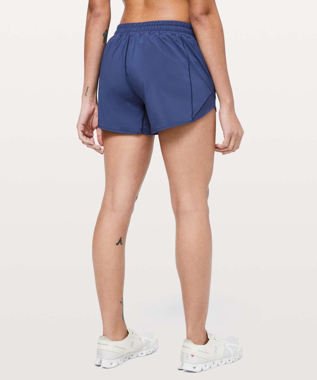 Lululemon Hotty Hot Short II *Long 4" - Gatsby Blue - lulu fanatics