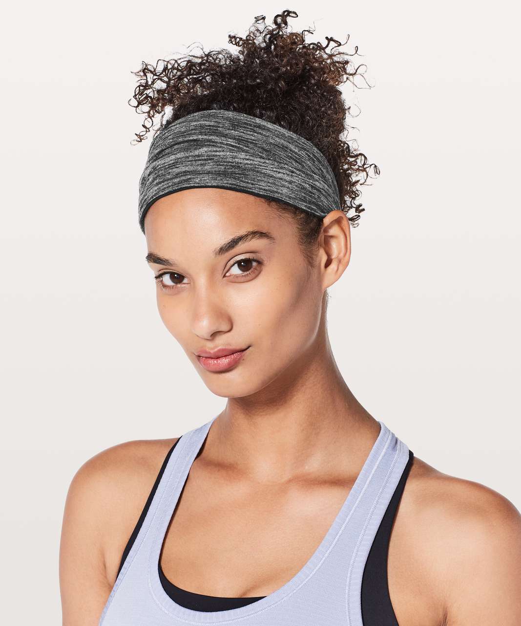 Lululemon Fringe Fighter Headband - Black / Heathered Black (Second Release)