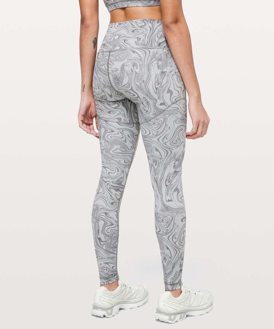 Lululemon Grey Floral Leggings  International Society of Precision  Agriculture