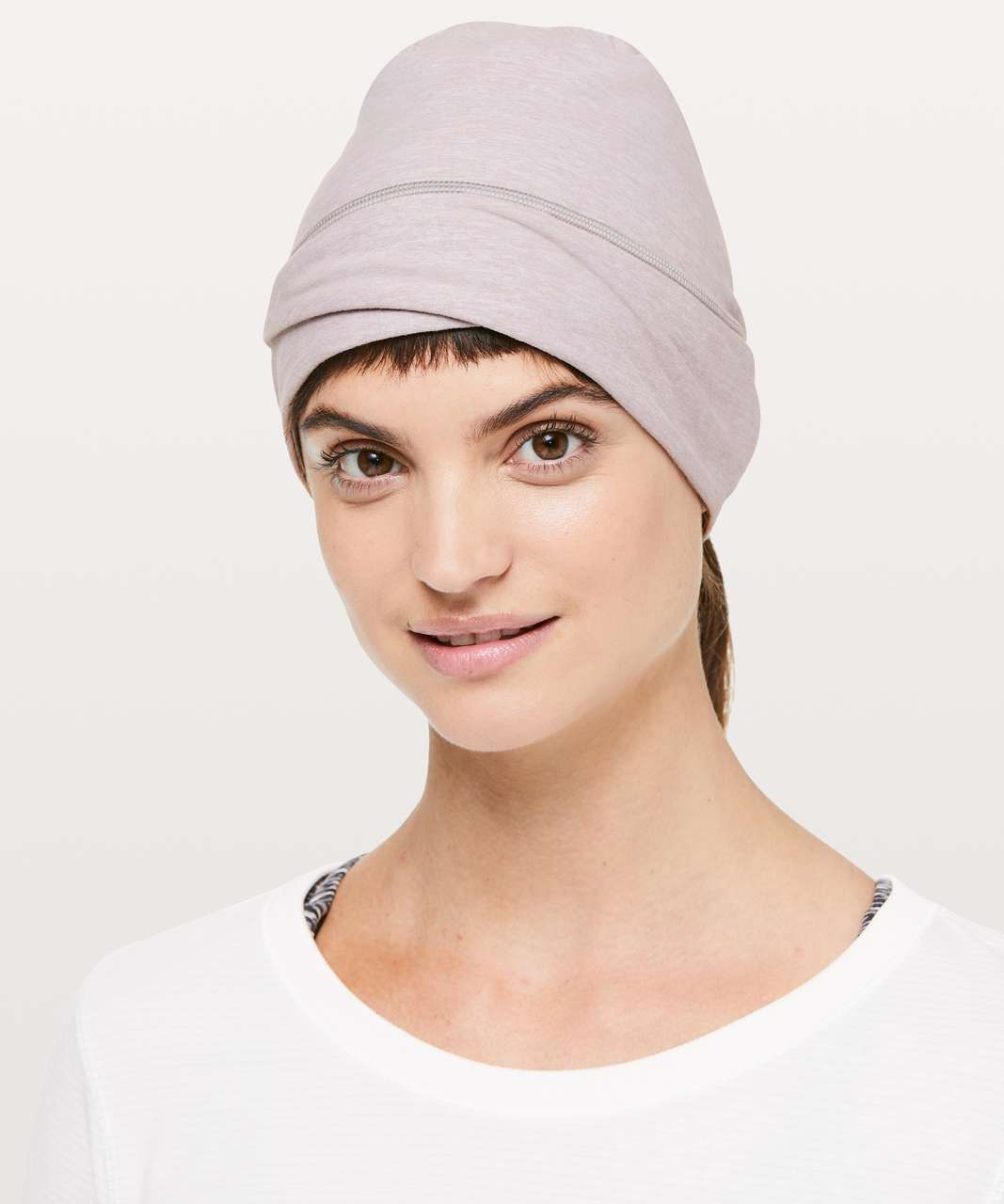 Lululemon Cross Chill Run Beanie - Heathered Smoky Blush