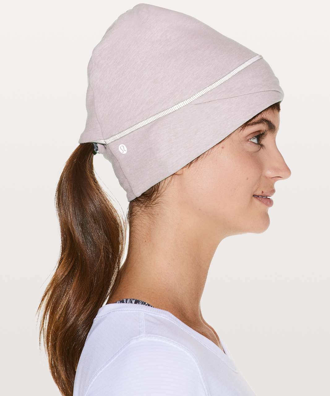 Lululemon Cross Chill Run Beanie - Heathered Smoky Blush