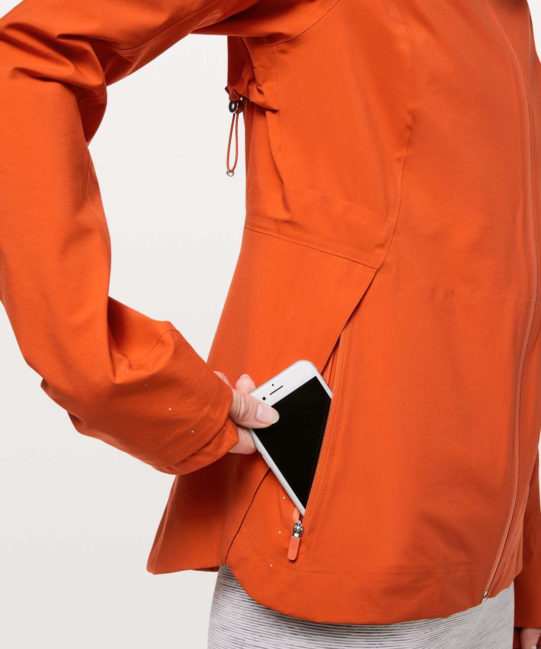 Lululemon The Rain Is Calling Jacket II - Atomic Orange