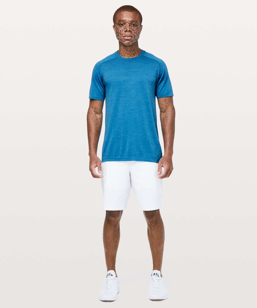 Lululemon Metal Vent Tech Short Sleeve - Dark Royal / Baltic Blue