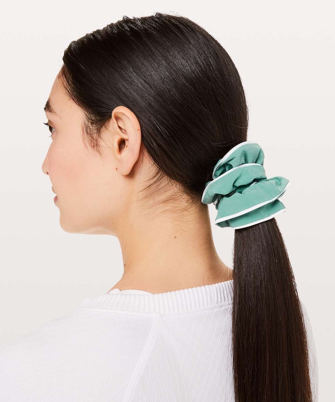 Lululemon Light Locks Scrunchie - Aqua Mint