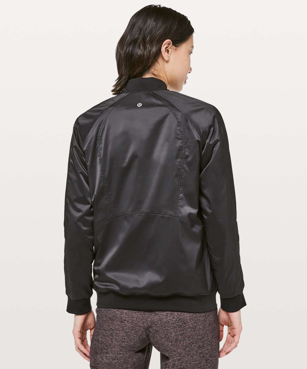 Lululemon Trace Back Bomber - Black