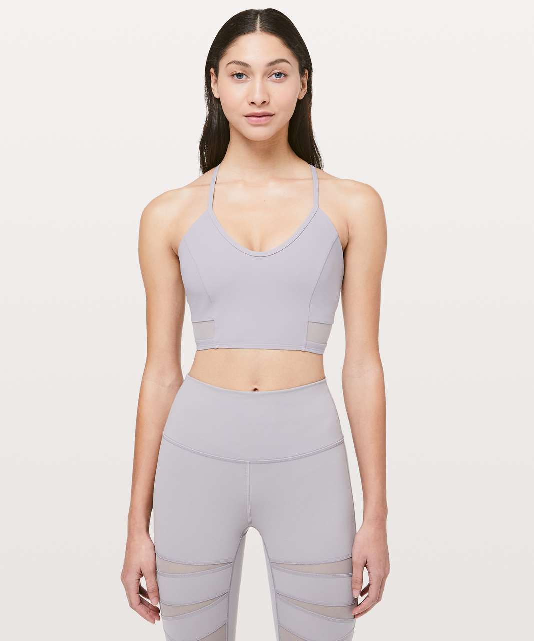 Lululemon Get Strappy Bra - Dark Chrome