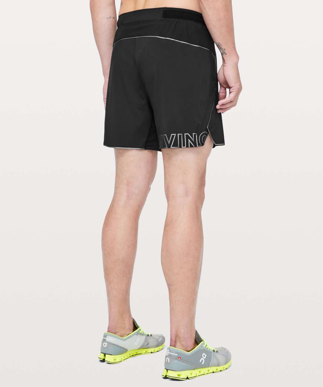 Lululemon Surge Short *Reflective 6" - Black