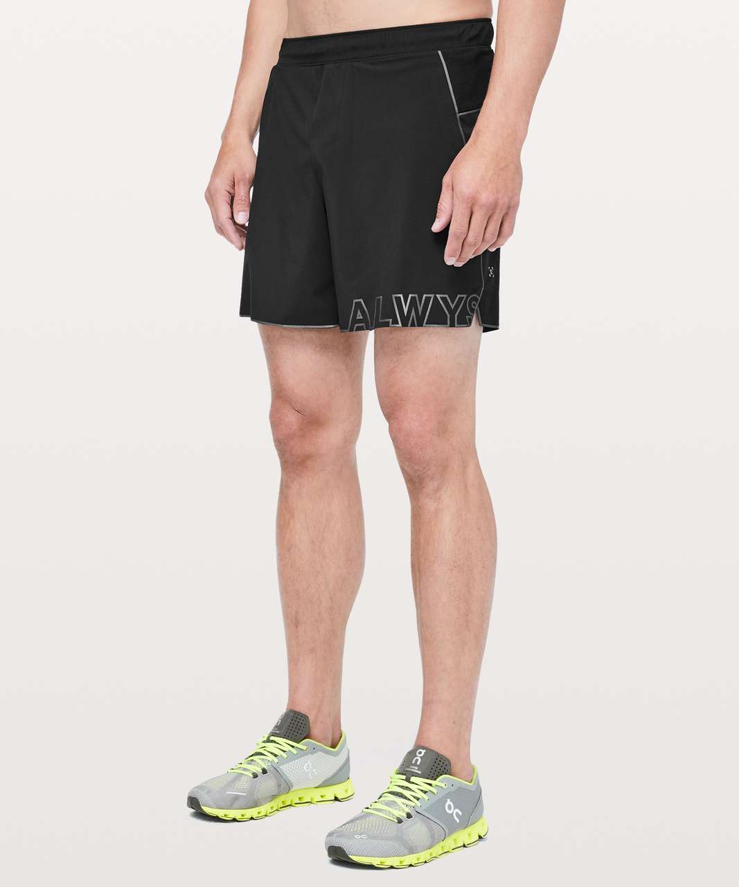 Lululemon Surge Short *Reflective 6 - Black - lulu fanatics