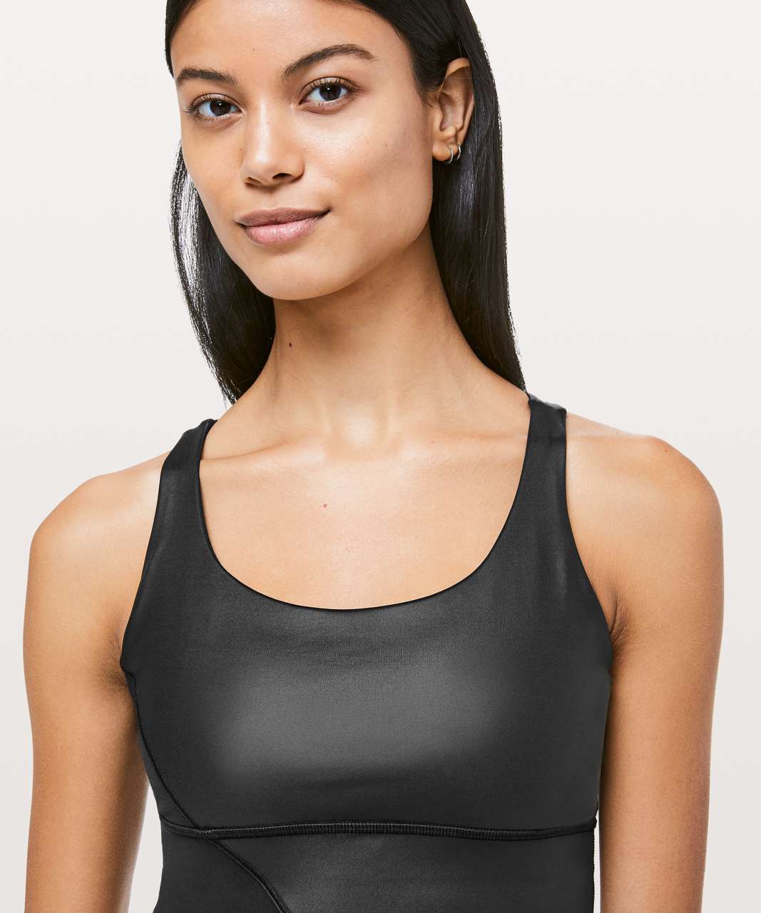 Lululemon Energy Bra Long Line *Special Edition Cire - Black - lulu fanatics