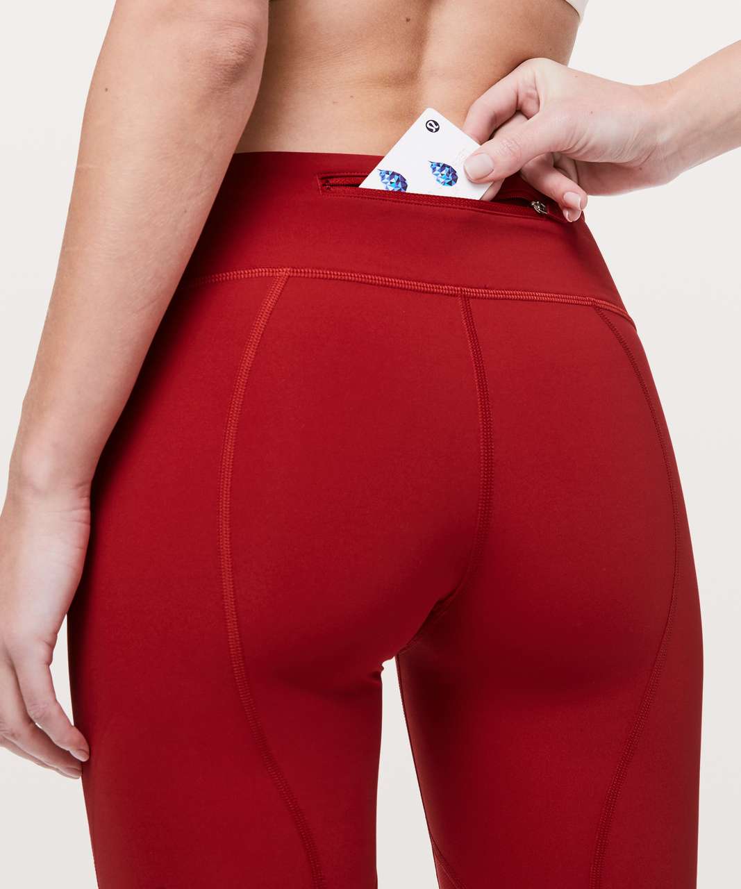 Lululemon Pace Rival Crop *22" - Dark Red