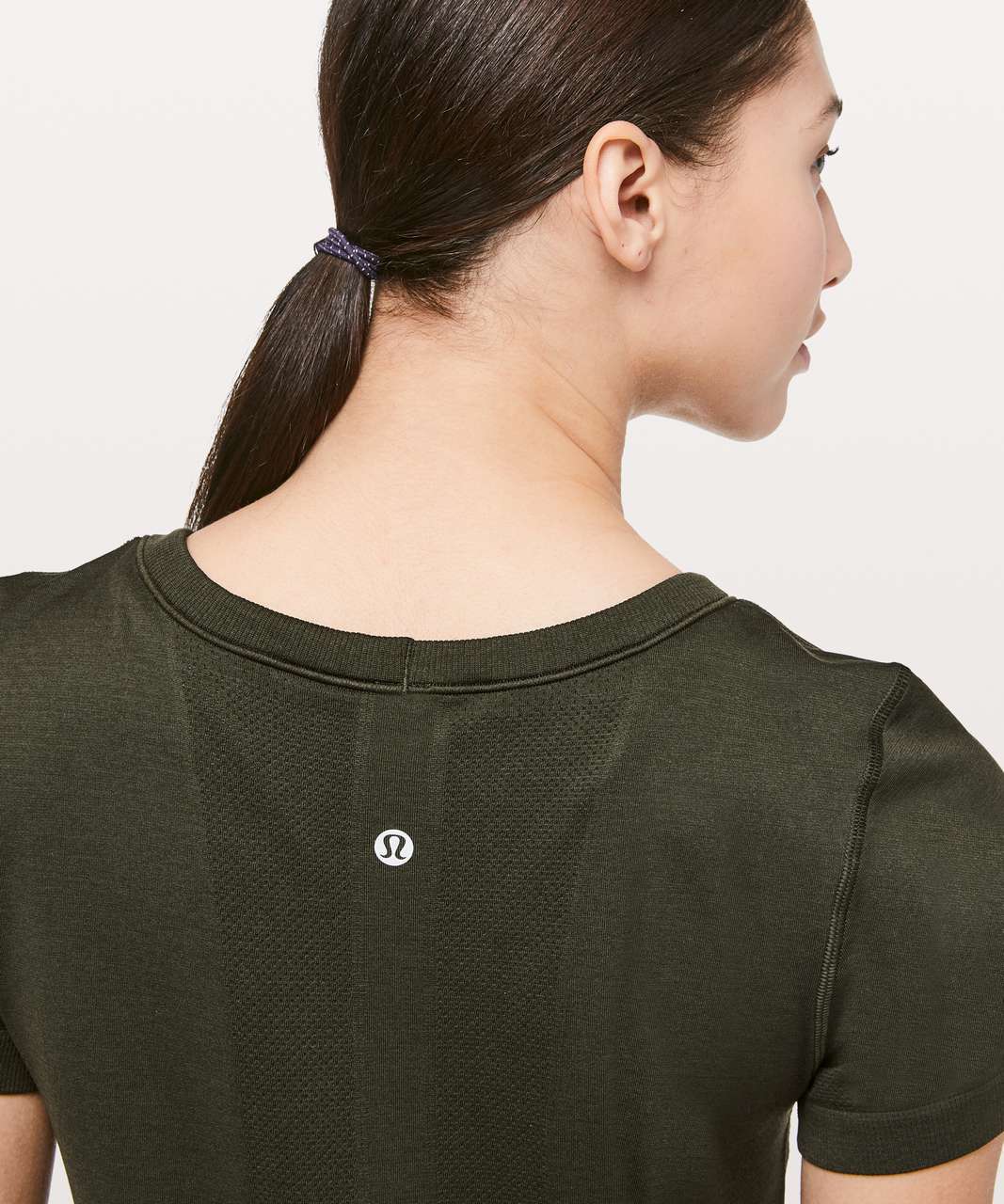 Lululemon Swiftly Tech Short Sleeve (Breeze) *Relaxed Fit - Dark Olive / Dark Olive