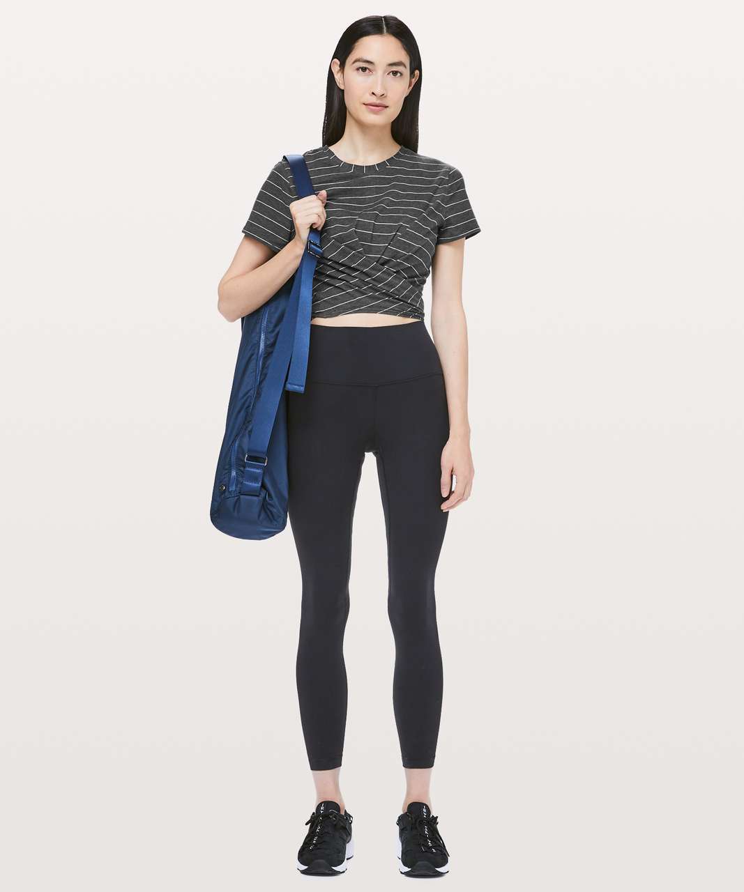 Lululemon Athletica Grey Mesh Leggings Women's