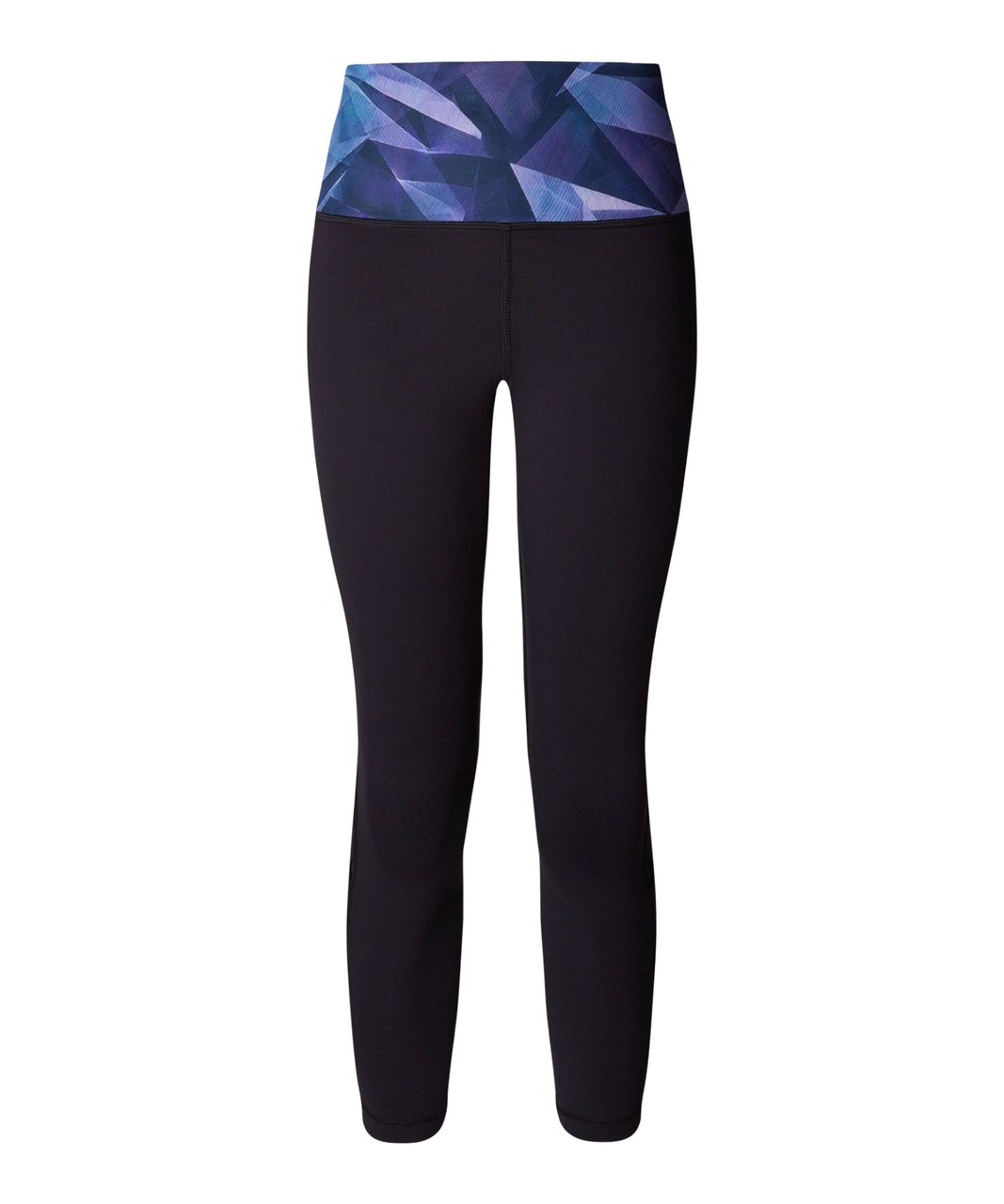 Lululemon Var-City Crop - Black / Pretty Prism Multi