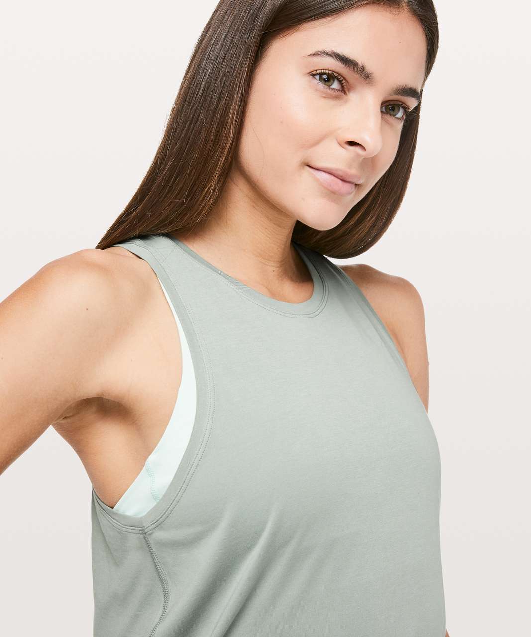 Lululemon All Tied Up Tank - Palm Court - lulu fanatics