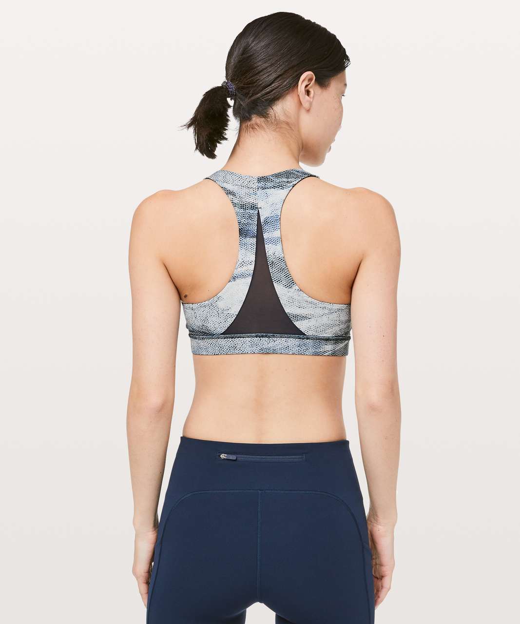 Lululemon Invigorate Bra - Mesh Scape Multi / True Navy